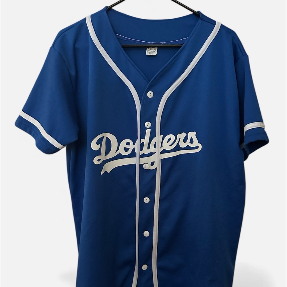 Blue Dodgers Baseball Jersey